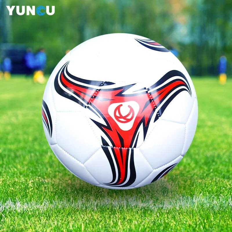 Size 5 PU Soccer Ball, Durable Training & Match Football, Indoor Outdoor Sports Gift for Kids Adults
