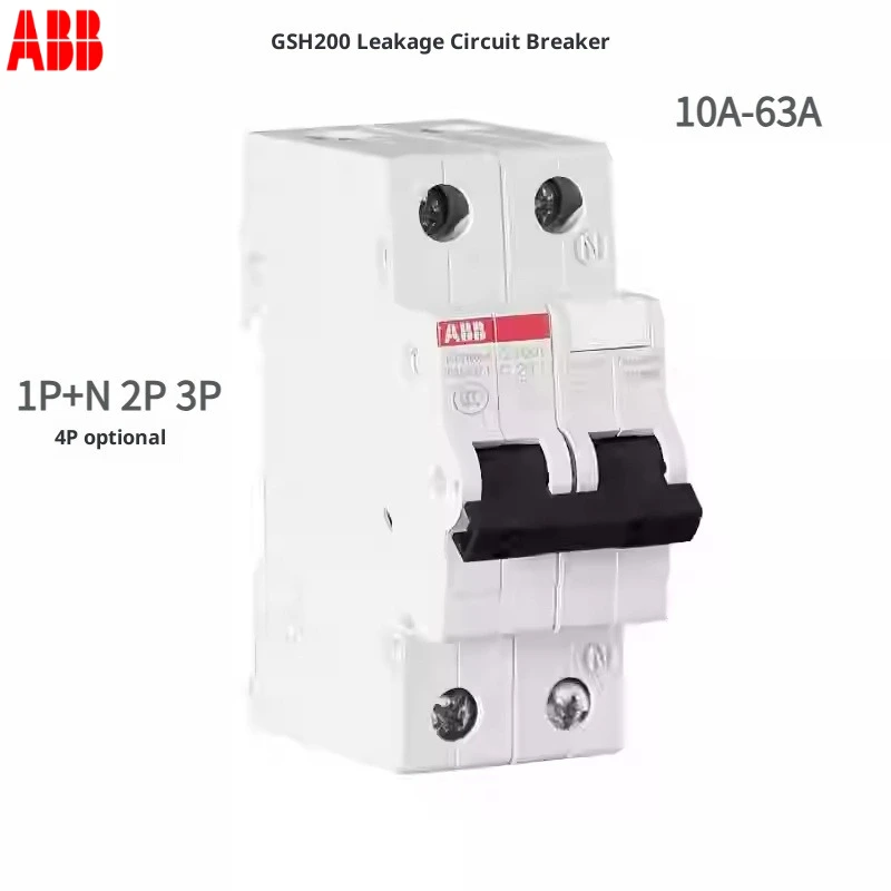 

Специальная защита от утечки ABB для зарядки типа A, защита от утечек серии GSH200, автоматический резервный переключатель переменного тока ABB 1P 2P 3P4P