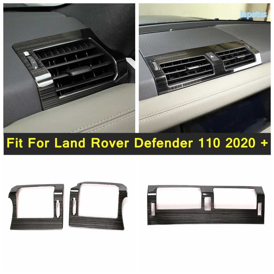 

Inside Center Air Conditioning Outlet Vent Decor Frame Cover Trim For Land Rover Defender 110 2020 - 2023 Interior Accessories