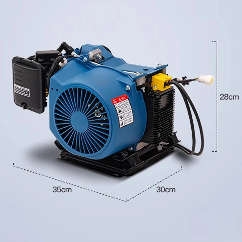 Electric Vehicle Range Extender Generator Three-Wheel Inverter Battery-Fuel Hybrid Range Extender 48/60/72V