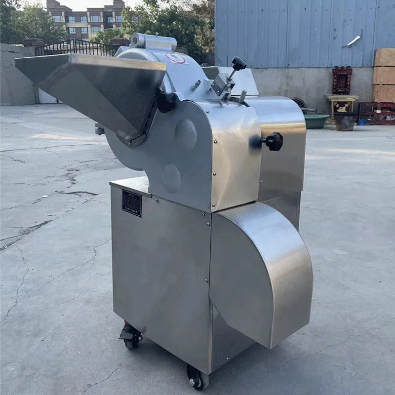 304ステンレス鋼ポテトキャロットトマトダイサー業務用野菜スライサーマシン