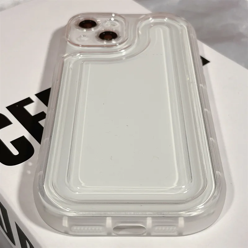 Minimal Heat Press Transparency Phone Case For iphone 14 13 12 11 Pro Max X XR XSMAX 7 8 Plus TPU Case Cover new products