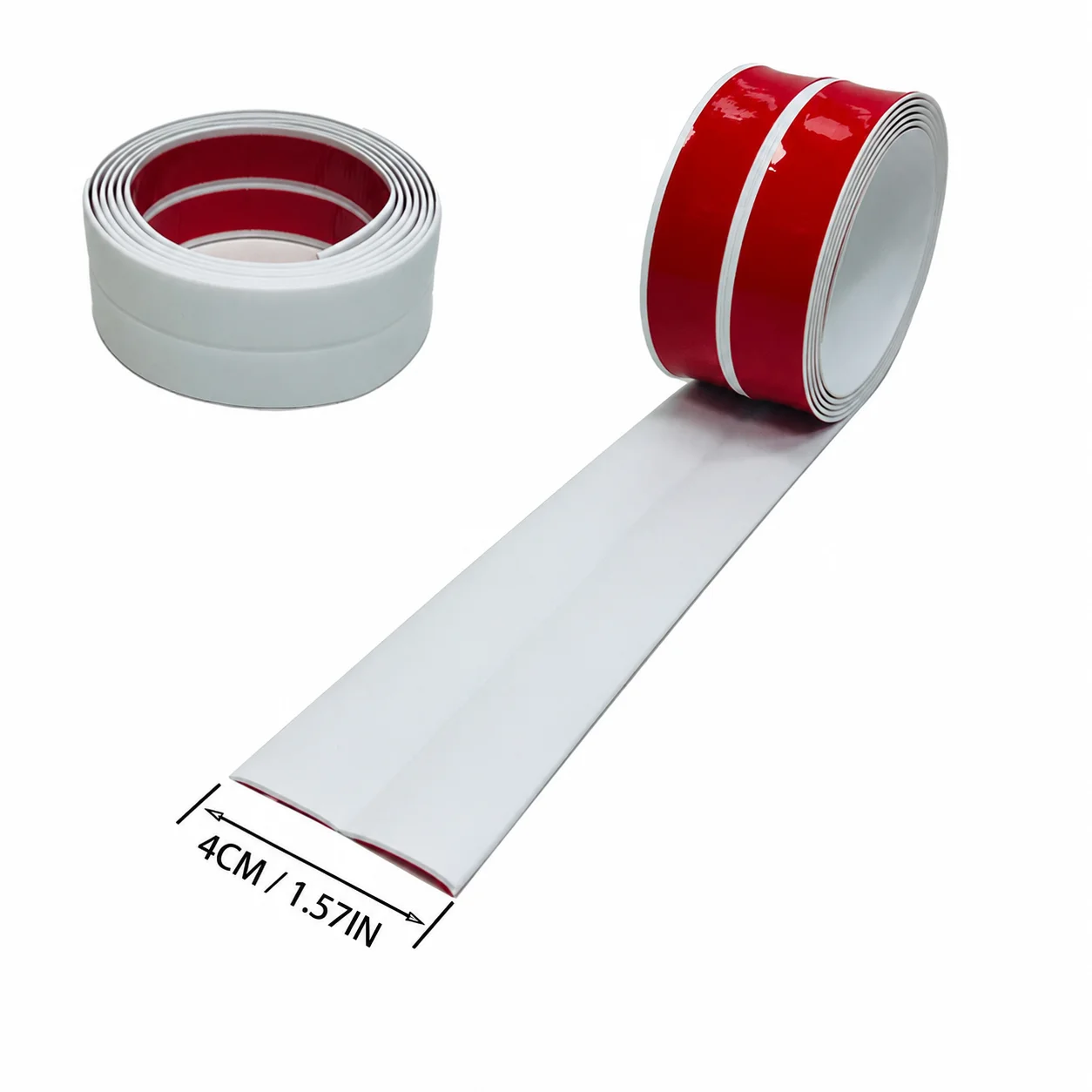 1PC 2M/78.74IN Self-Adhesive Corner Protector, Flexible L Shape Caulk Strip, Bendable Wall Trim for Inside Outside Corners