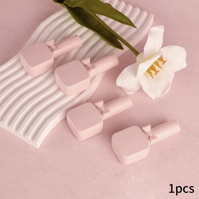 1pc 10ml nagellakfles cosmetische glazen fles subfles cosmetische pot nagel schoonheid olie verpakking fles roze strik