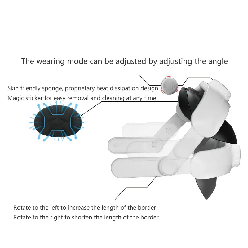 حزام الرأس ل كوة كويست 3 ، اكسسوارات فر ، ترقيات النخبة ، بديل ، عبس