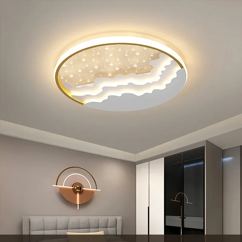 sandyha ultra fino circular led luzes de teto decoracao para casa lampadas lanternas estudo quarto iluminacao moderno 01