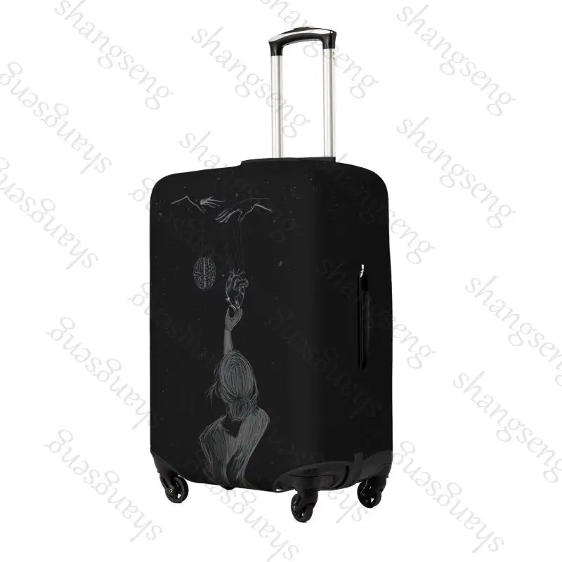 Organ heart line art Thicken Luggage Cover Elasticity Trolley dust cover Suitcase Protection Cover For 18-32 in Suitcase Case