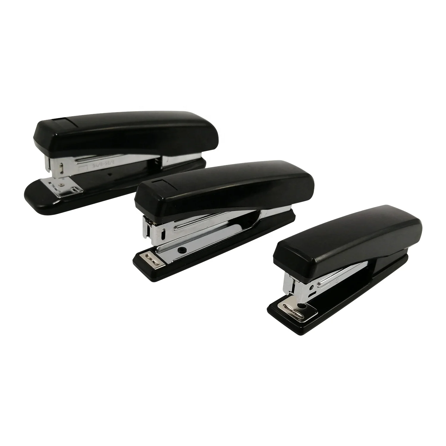 Wholesale China Cheap OEM Office School Stationery Manual Black Mini Stapler Portable Narrow Desktop No.10 Staples Stapler