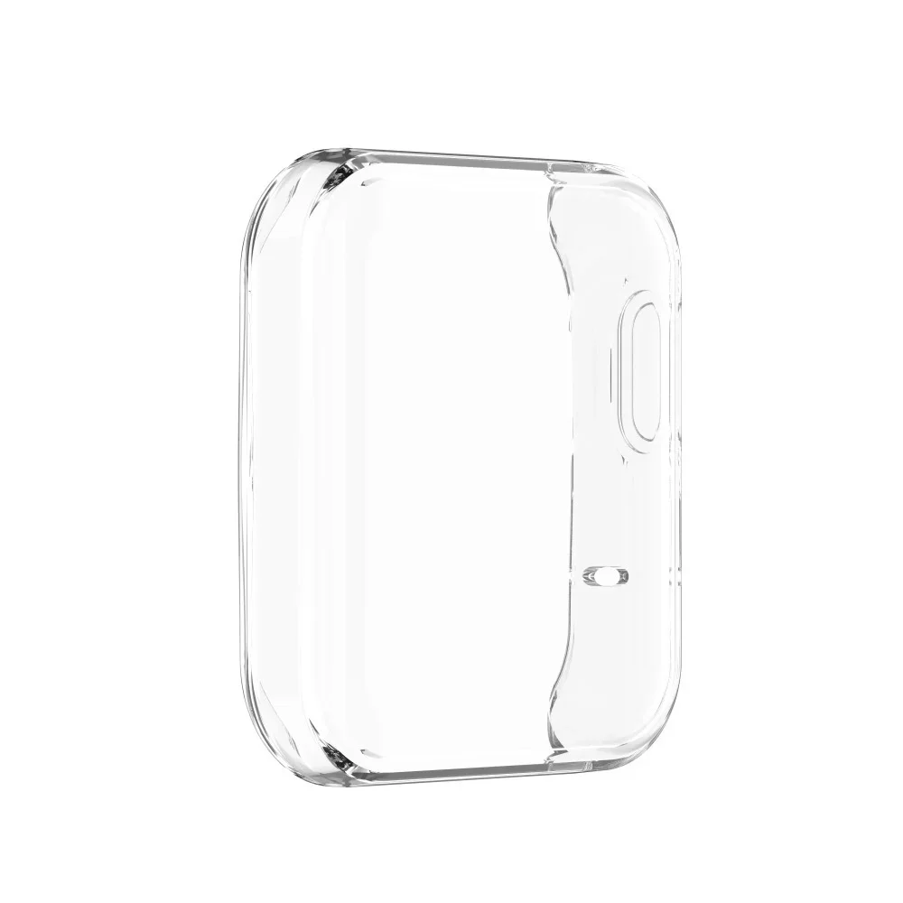 Funda protectora de TPU para Xiaomi Mi Watch Lite Protector de pantalla completa parachoques para Redmi Watch 1