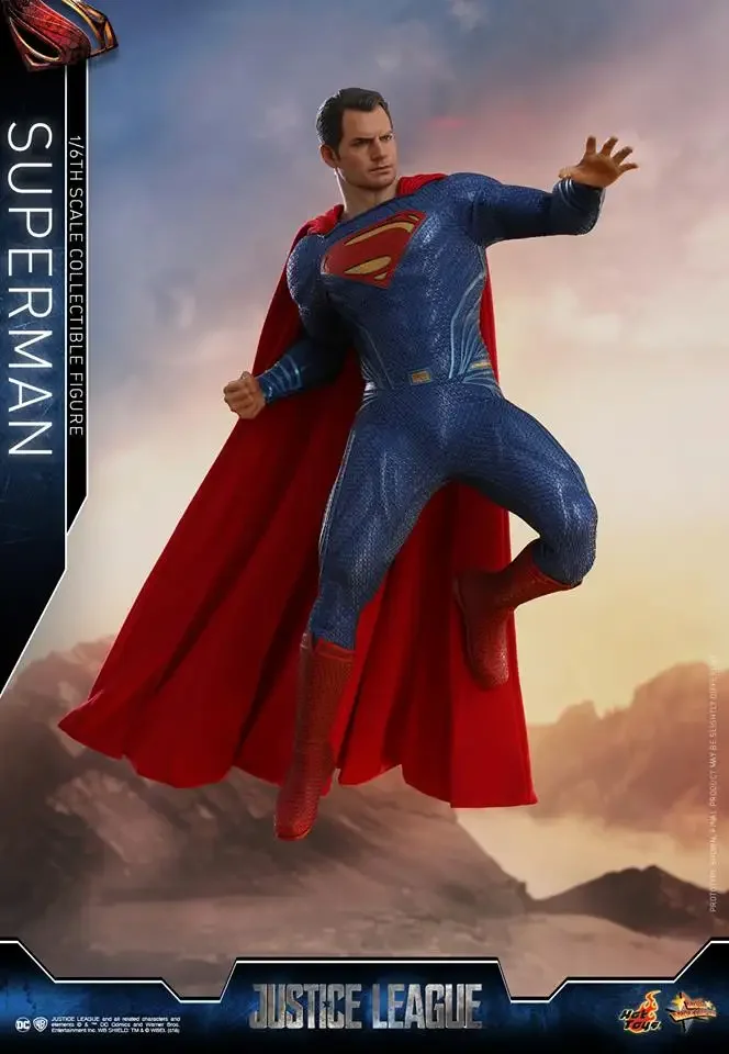 Originele Hot Toys Superman Actiefiguur 1/6 Justice League Superman 3.0 Anime Figuur Ht Mms465 Super-Man Cyclops Model Speelgoed Cadeau