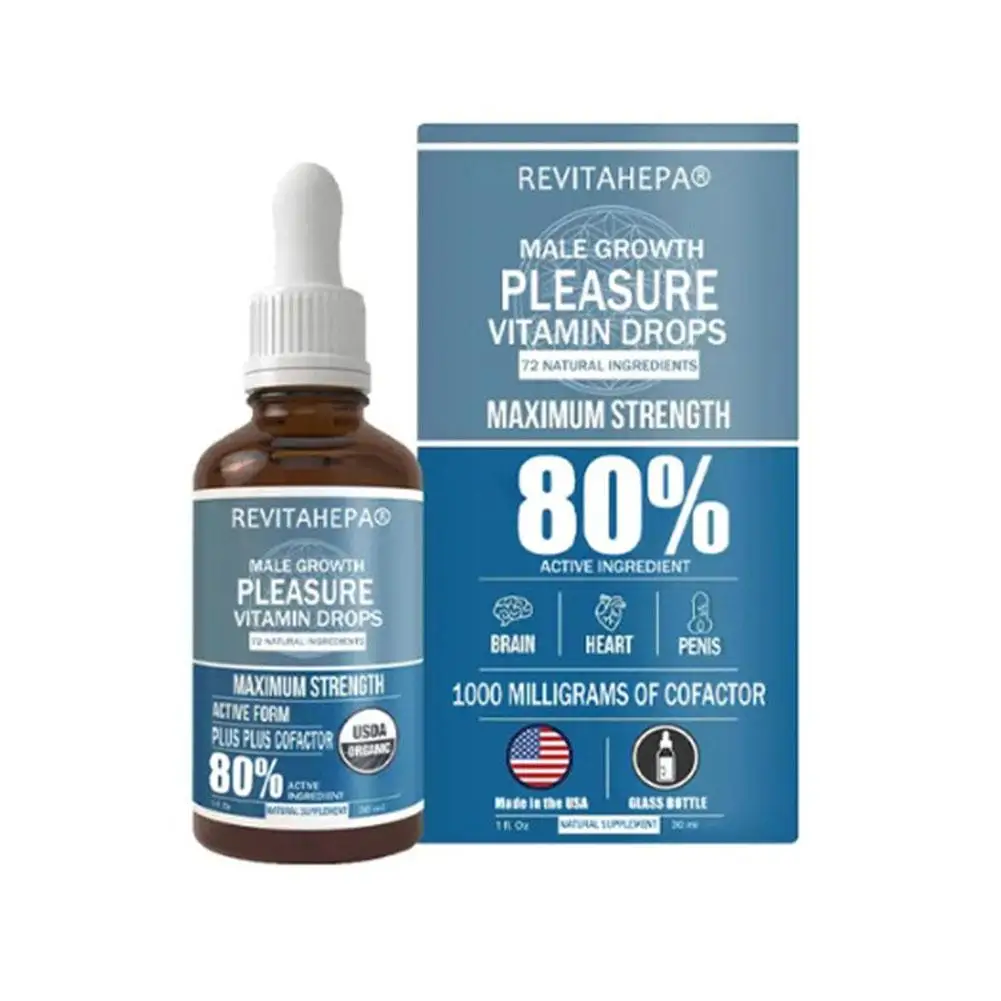 Новый Reveniciepa Мужской рост Удовольствие Витаминные капли 30 мл Питание Массаж Мужские капли Масло Чувствительное Rev Voiepa Увеличение He E1h4