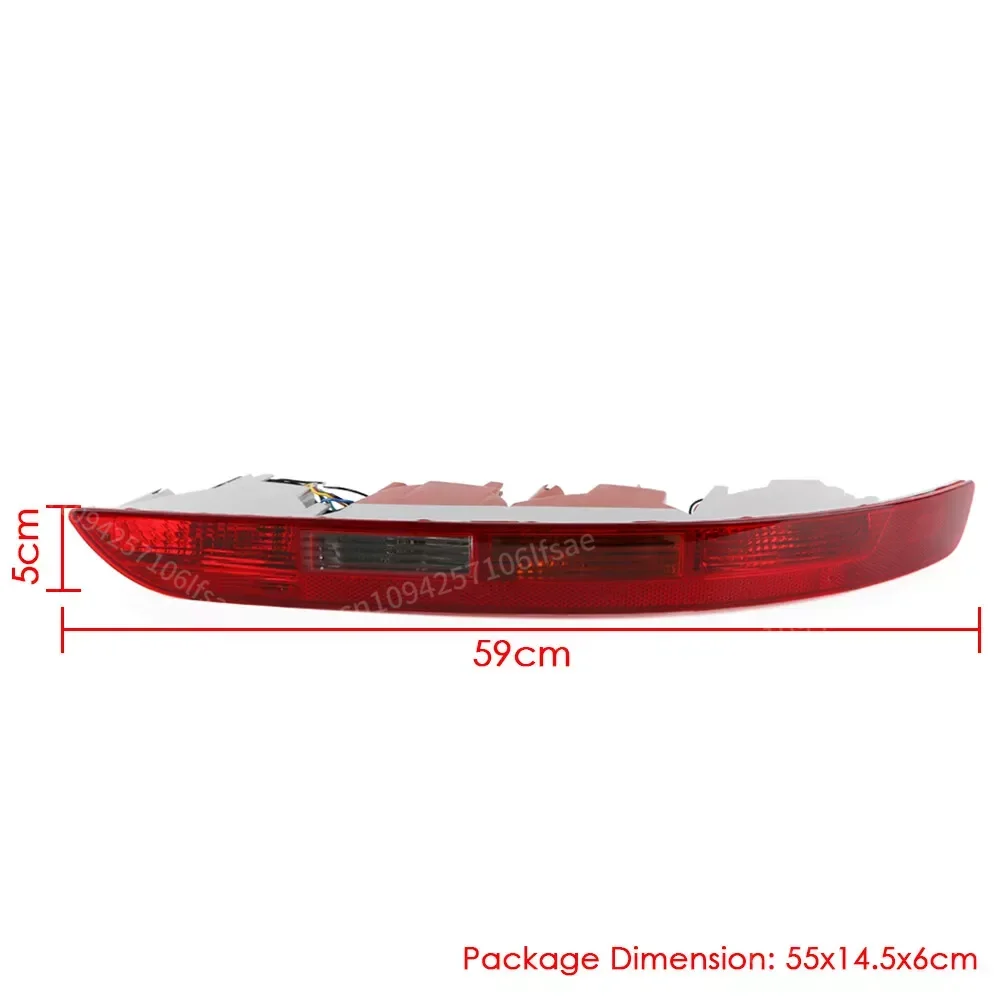 سيارة الضوء الخلفي المصد الخلفي الذيل ضوء مصباح الضباب ل Q5 2009 2010 2011 2012 2013 2014 2015 2016 4 ثقوب 8R0945096 8R0945095 #2