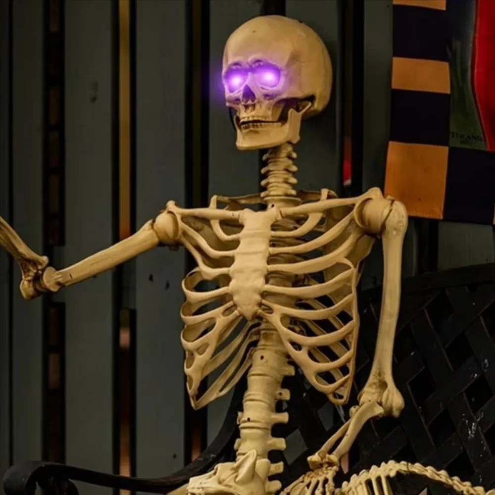 

NEW Halloween Led Glowing Eyes Waterproof Timed LED Light String Light Up Skeleton Eyes Decoration Light Strip Horror DIY Eyes