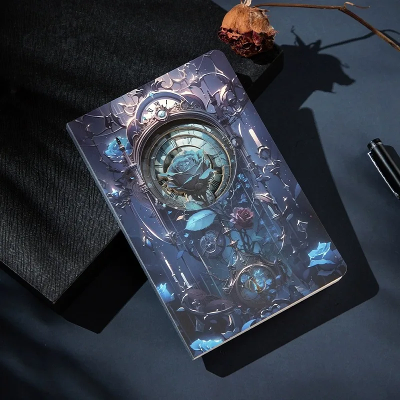 

Customized.3d Paper Carving Hollow Book Custom Castle Dark Night Rose Cultural Three-Dimensional Hollow-out Book Carvin