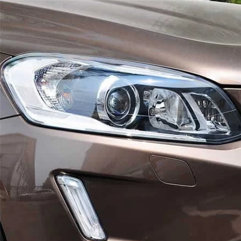 

Для Volvo XC60 2014-2019 1 пара передних фар, крышка объектива, прозрачный корпус, абажур, лампа для фар автомобиля
