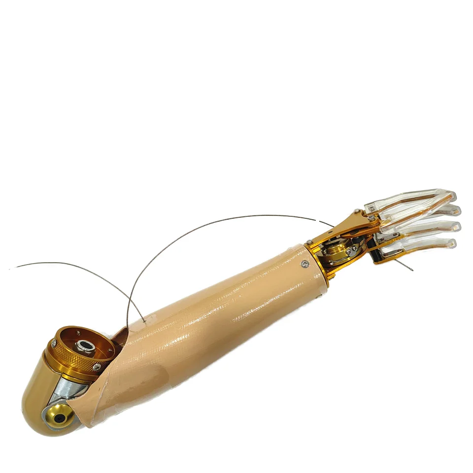 

AE Prosthetic Arm Aluminum Medical Cable Control 3 or 5 Fingers Mechanic Style Rehabilitation Equipment