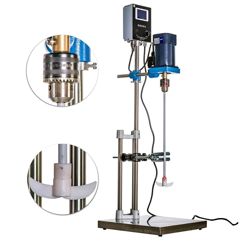 

S312-120W Laboratory Digital Display Electric mixer Frequency Conversion Industrial Commercial Electric Mixer 10-20L