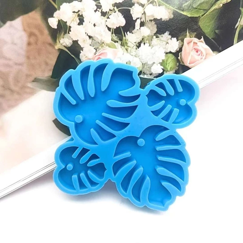 Monstera Leaf Shape Silicone Mold Decorative Pendant Mold Handmade Epoxy Silicone Mold Epoxy Resin Molds Making Crafts