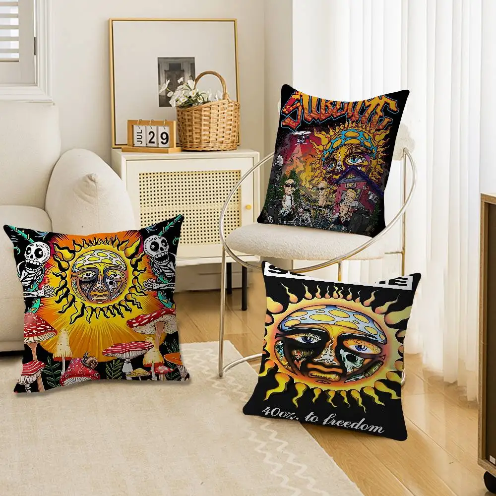 S-SublimeS Band Lucky Dragon Pillow Cover Sofa Cushion Cover Home Room Decoration Children Gift