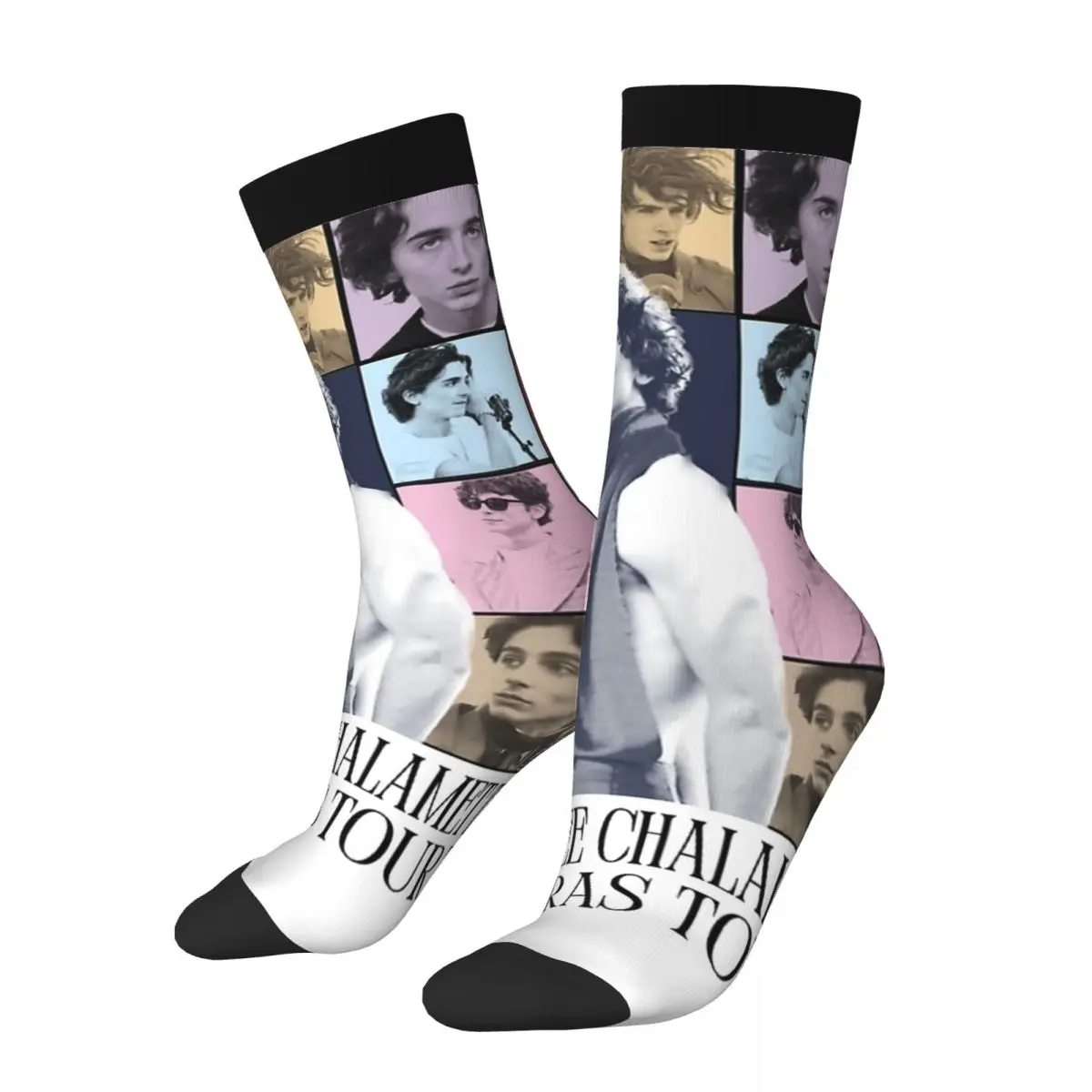 Timothee Chalamet Eras Tour Socks Men's Women's Fashion Socks Harajuku Spring Summer Autumn Winter Middle Tube Socks Gifts