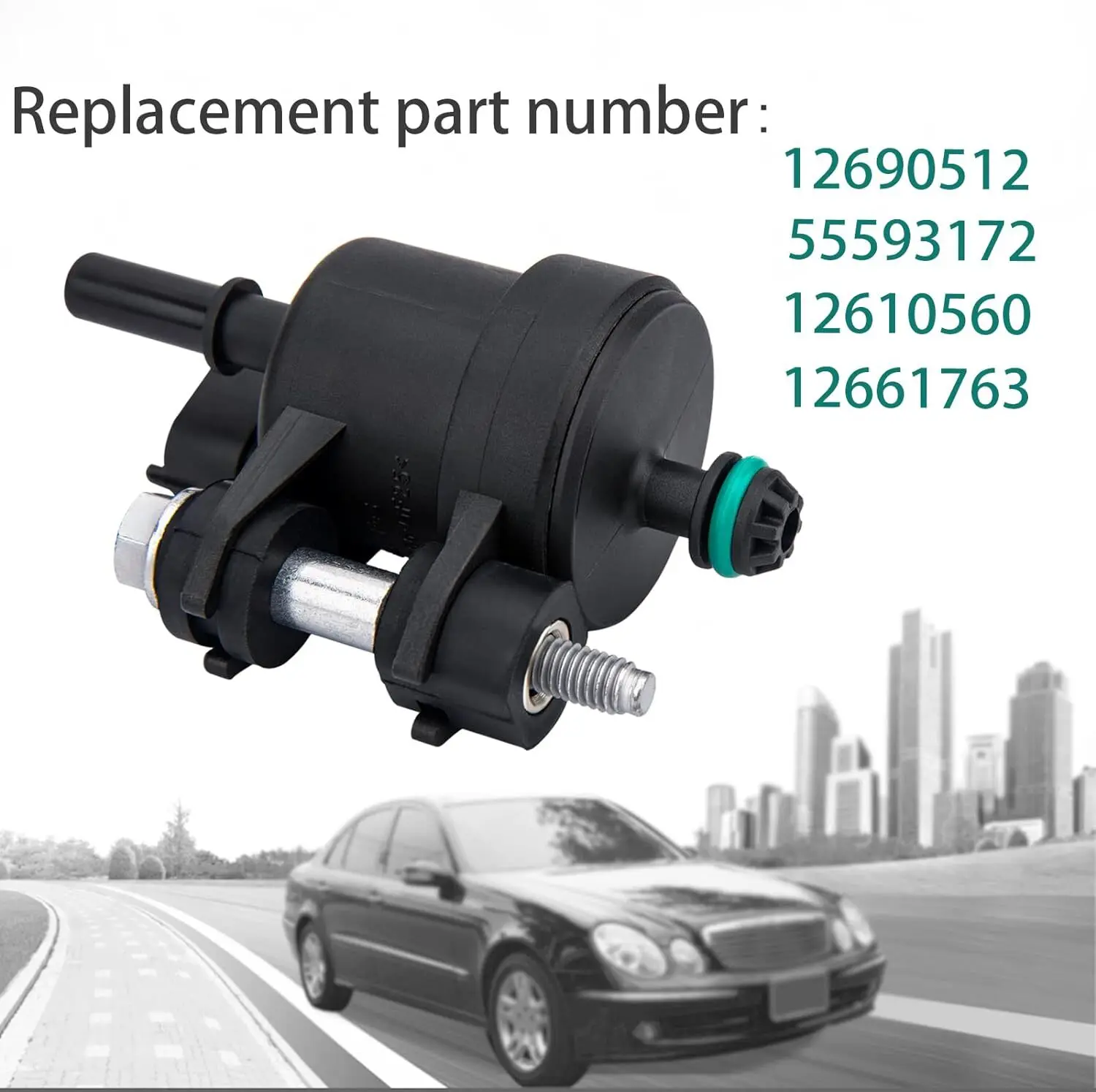 12610560 55593172 12661763 Válvula solenóide de purga de vasilha de vapor EVAP para Buick Cadillac Chevrolet Traverse