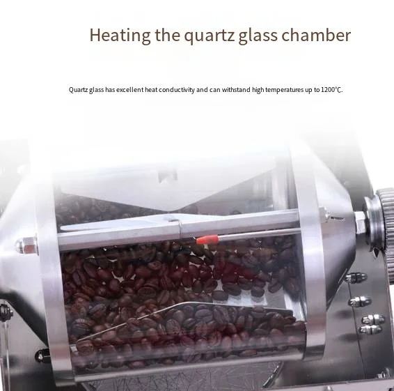 Commercial Adjustable Temperature Roaster Coffee Bean Machine for Home Restaurant and Bakery Use with Motor As Core Component