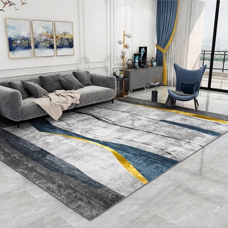 Living Room Large Area Carpets Comfortable Soft Bedroom Rugs Creative Lines Balcony Carpet Easy To Care for Decorative Home Rugs