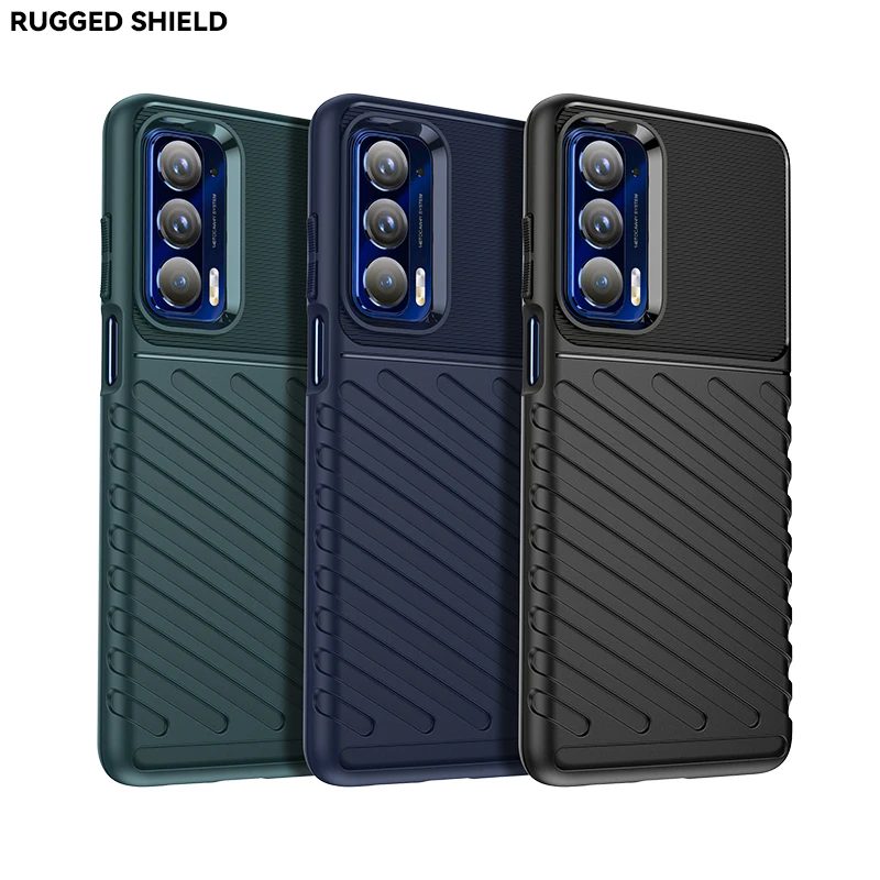 Funda de lujo a prueba de golpes para teléfono, funda de silicona para Moto Edge 20 Lite/20 Fusion/20 Pro/Edge S Pro/Edge 2021/Edge 5G UW