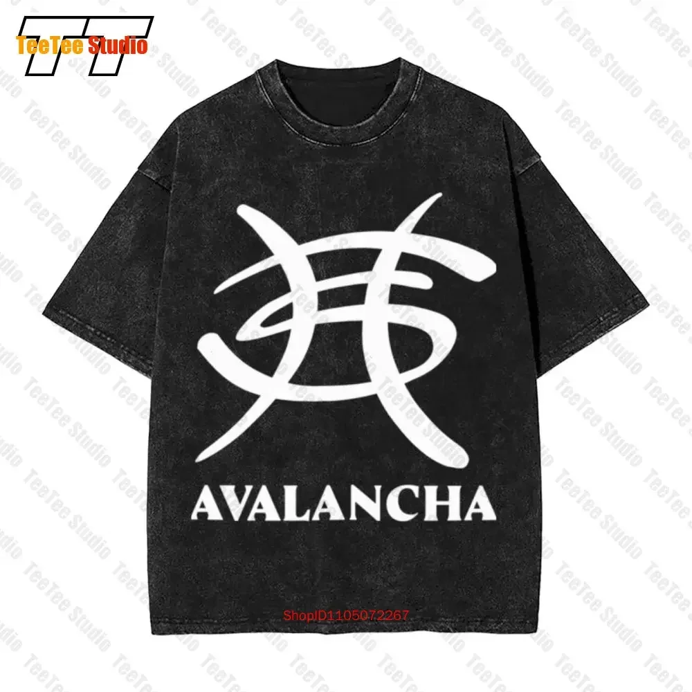 Heroes Del Silencio Avalancha Vintage Camiseta extragrande 100 Algodón Negro Blanco Diseño 02O7