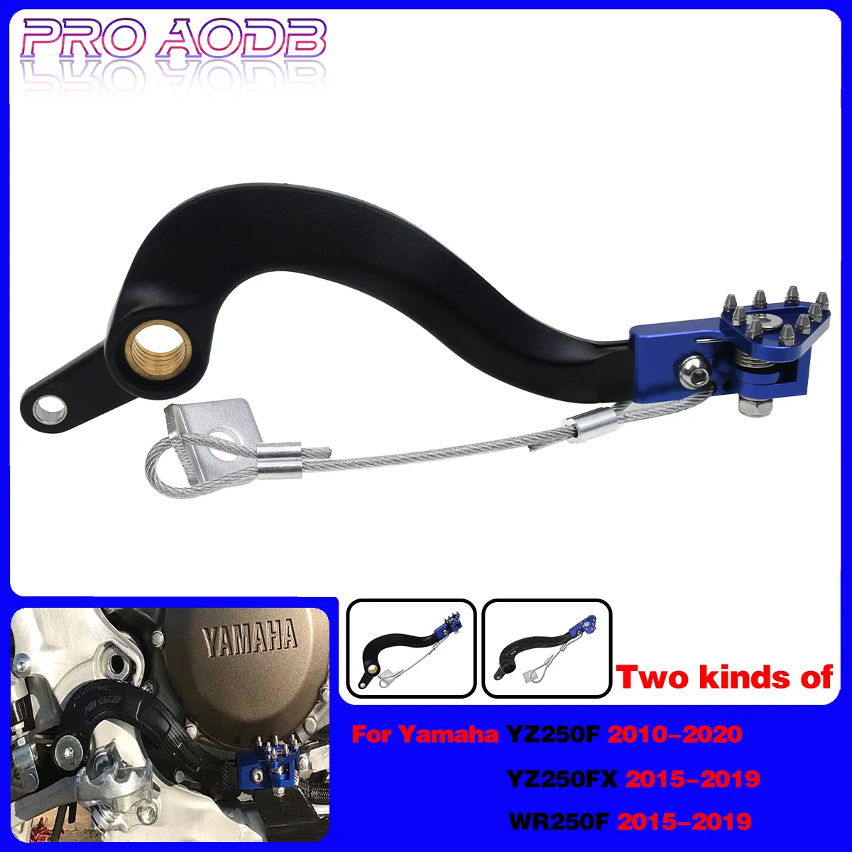 

Motorcycle CNC Rear Brake Pedal Lever For Yamaha YZ250 YZ250FX WR250F YZ WR 250 250F 2010 2011 2012-2020 Dirt bike Accessories