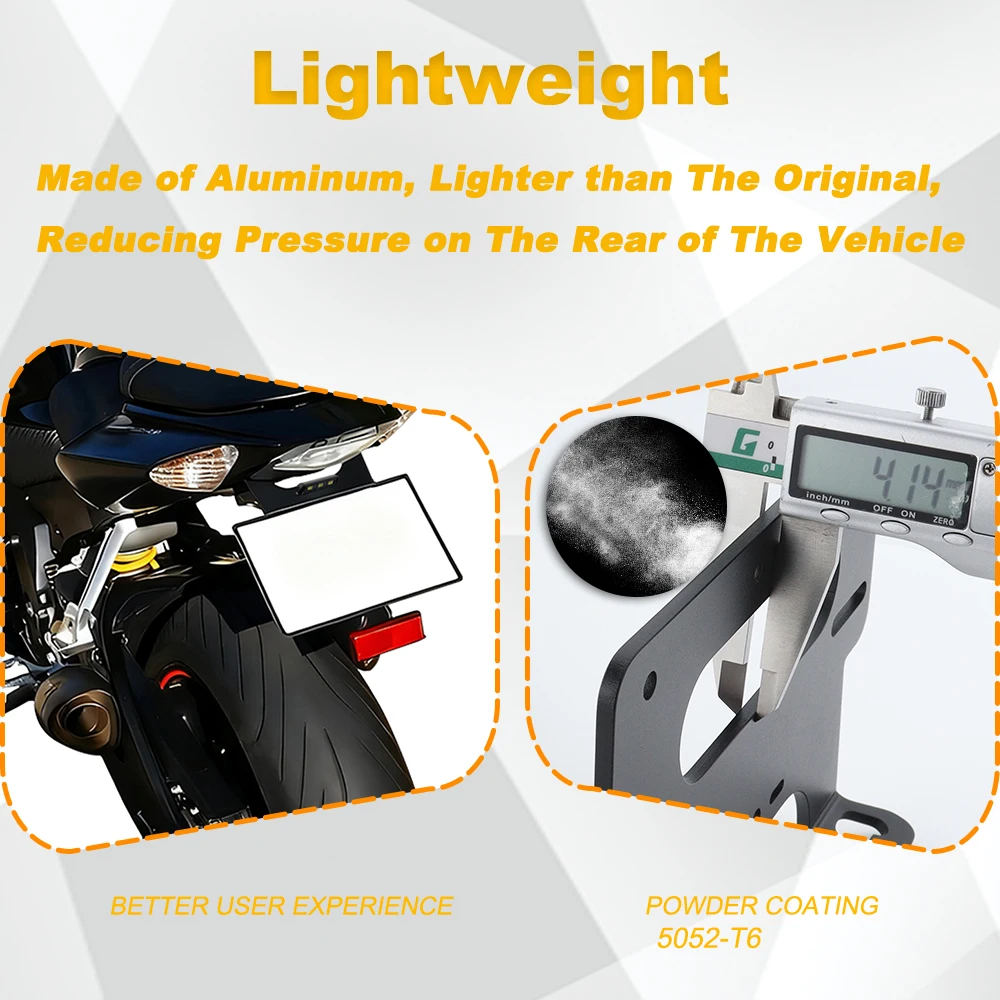 Fit For Suzuki GSX-R 1000 2005 2006 2007 2008 K5 K7 Rear Tail Tidy Fender Eliminator Kit License Registration Plate Holder