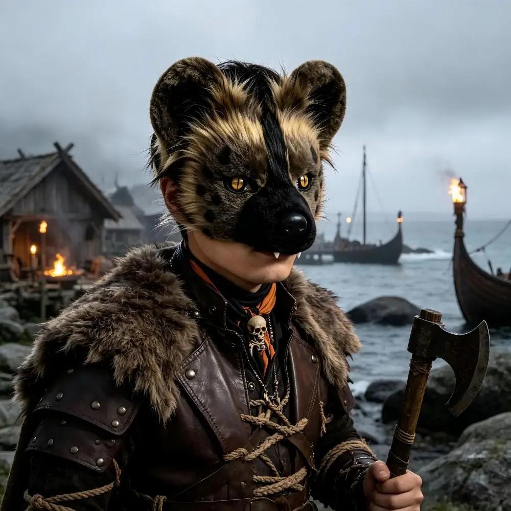 furry-realistic-hyena-mask-half-face-halloween-cosplay-animal-wolf-dog-fox-masquerade-mask-carnival-party-dress-up-costume-props