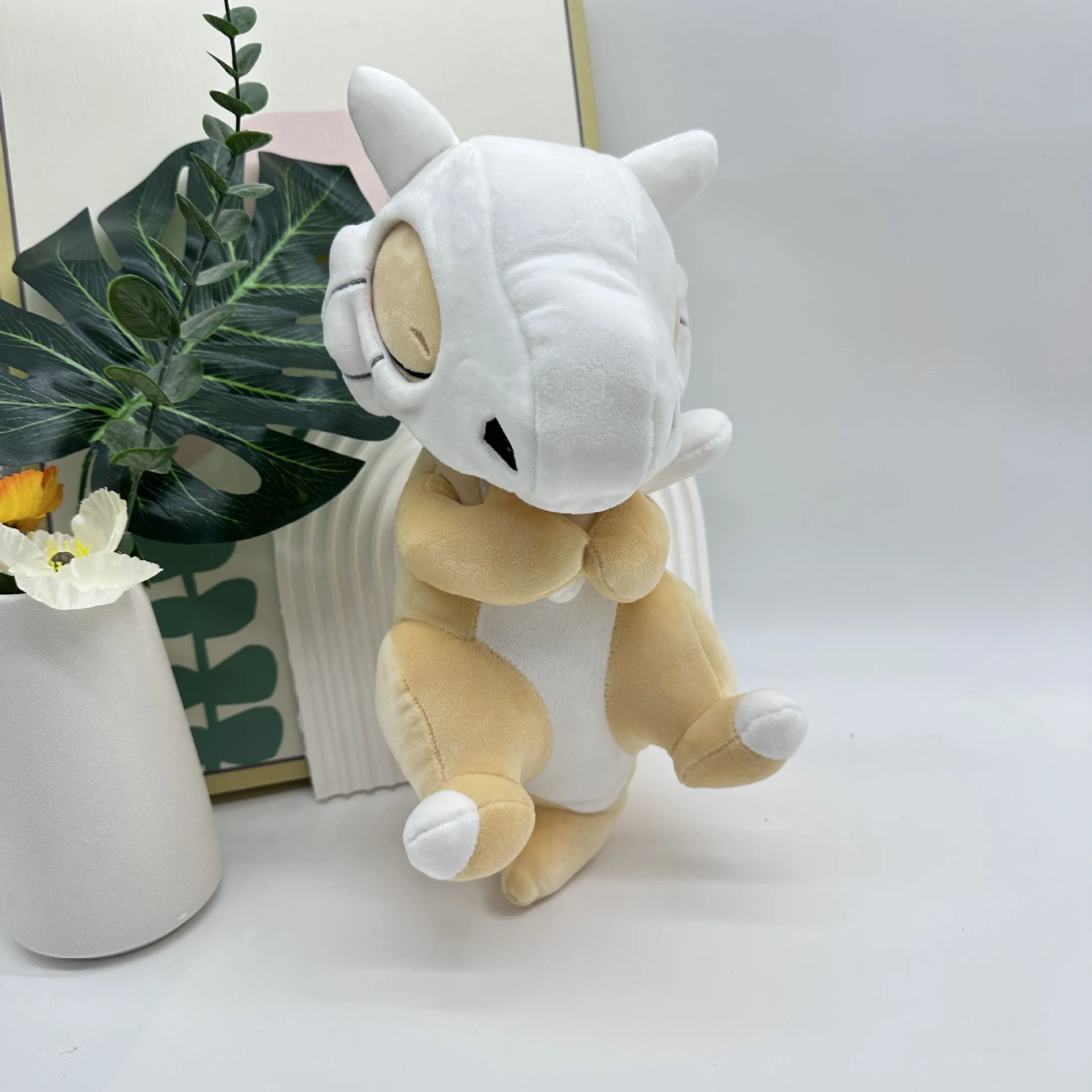 3CM Cute Pokemon Anime Cartoon Figure Kawaii Cubone Sleep Soft Doll Pillow Bedroom Decoration Birthday Gift Toys for Christmas