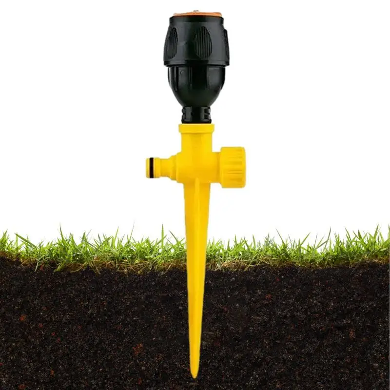 Garden Sprinklers 360 Degree Rotation Garden Sprinklers Adjustable Watering System Water Sprinkler with ABS Base for Garden