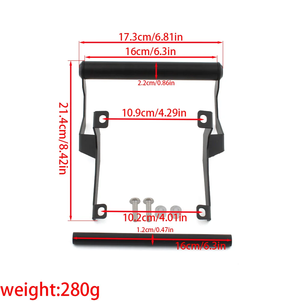 Motorrad-Navigationshalterung Handyhalterung für ZONTES 703F 703 F 2024 2025 2026 – Detail 6