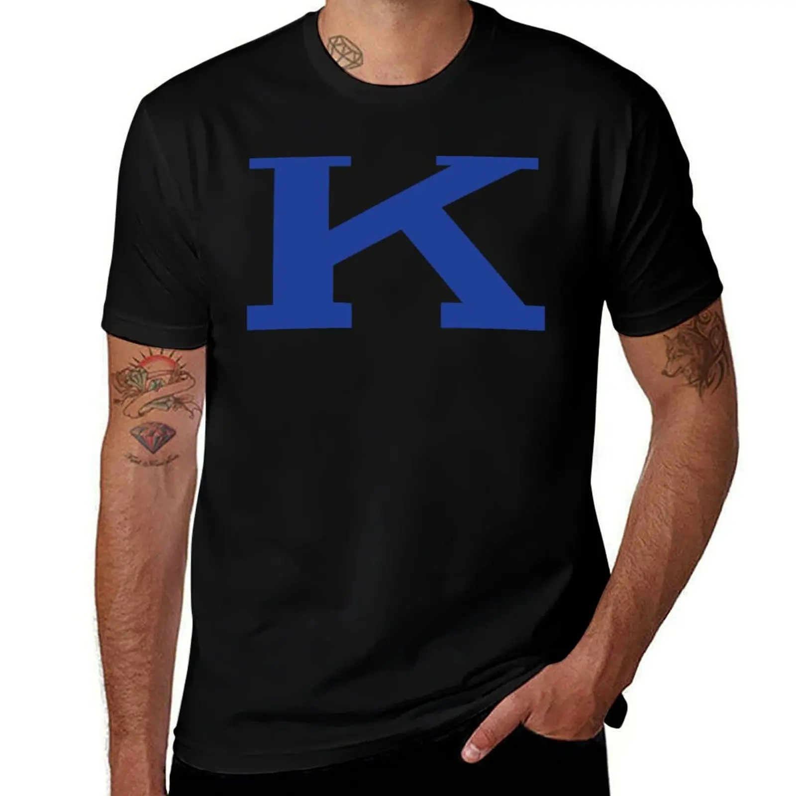 University of Kentucky Power K Sticker T-Shirt Street Style Casual Tee Shirt T-Shirt