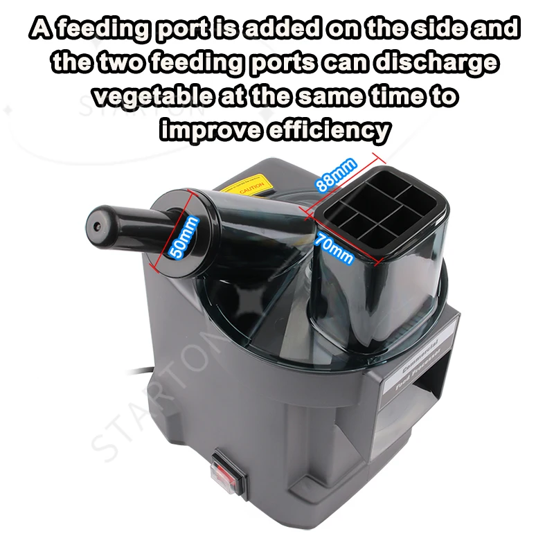 Vegetable Cube Cutting Machine Chopper Shredding Dicing Fruit Slicer Carrot Cutter Potato Strip Dice Food Processor EU