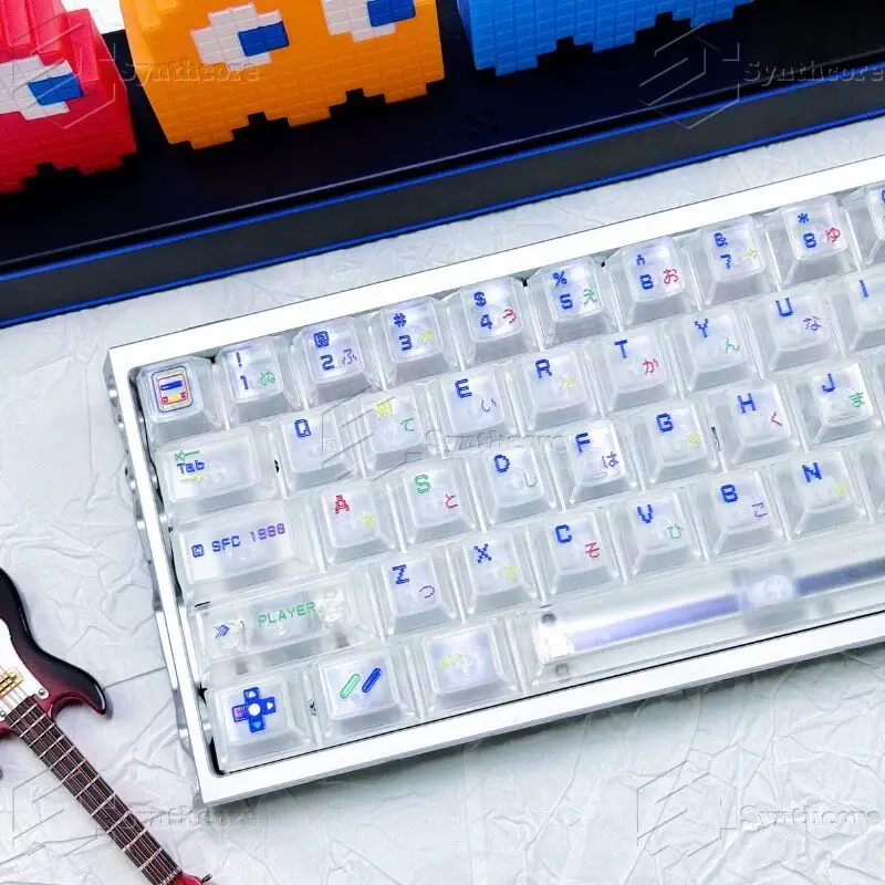 Custom Playful Frosted PC Keycap, Translucent Custom Mechanical Cap, Premium Universal MX Compatible Gift