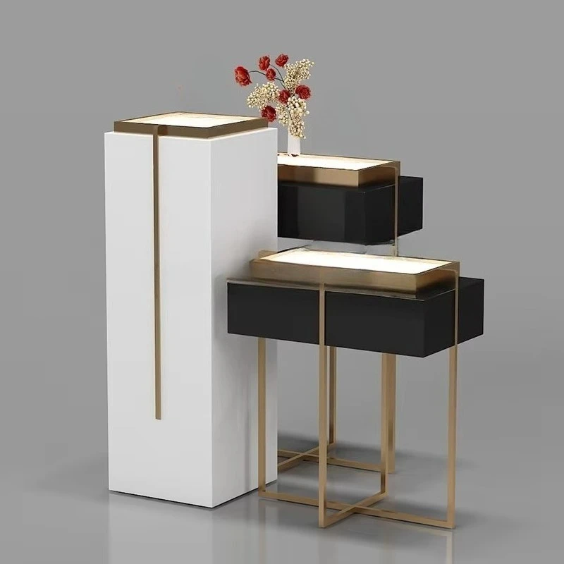 Hot Sale Perfume Counter Display Makeup Stand Kit Furniture Perfume Display Stand Store Bottle