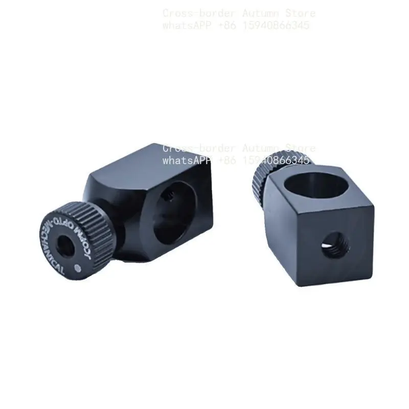 Optical connecting rod mounting seat, end face fixing clip, support rod diameter 12.7mm φ 12mm 90 degree bracket