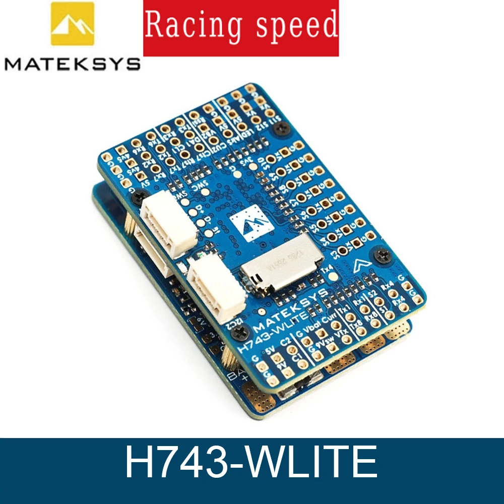 

MATEK System H743-WLITE H743-Wing Flight Controller Built-in OSD 2-6S LiPo Lite ArduPilot INAV for RC FPV Drone instead F765-WSE