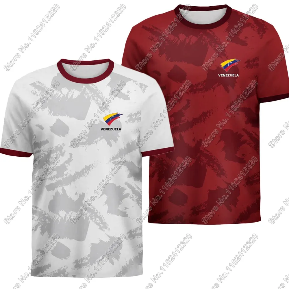 

Maillot Venezuela National Jersey team Fans 2025 T Shirts 3D Print Mens Shorts Running Streetwear Casual Training Suit Clothe
