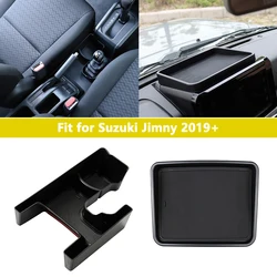 Cup Holder Gear Shift Storage Box Center Console Organizer Tray fit Suzuki Jimny JB64 JB74 2019-2023 Car Interior Accessories