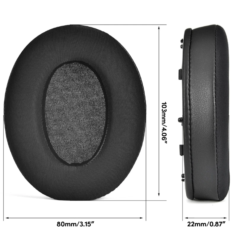 Almofadas protetoras para fones ouvido, muffs, peças reparo para wh1000xm3, protetores ouvido, substituição