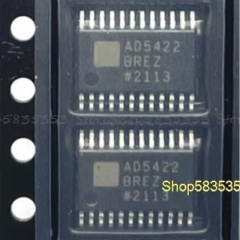 10pcs New AD5422 AD5422BREZ AD5422BREZ-REEL TSSOP-24 single Channel 16-bit Serial input current Source Management Chip