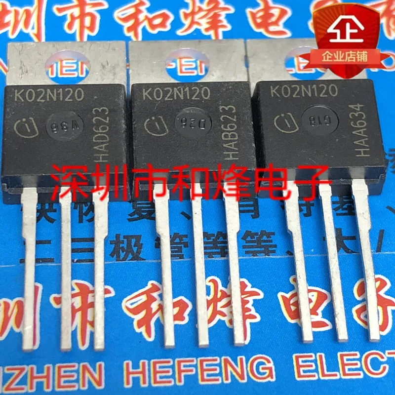 5PCS-10PCS K02N120 SKP02N120  TO-220 1200V 2A  New And Original On Stock