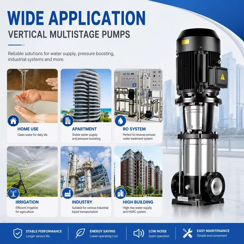 Cnp Stainless Steel Seawater Pump Multi Stage Water Pump for Ro System