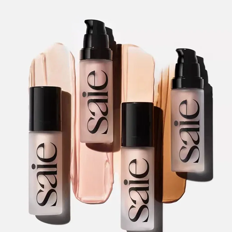 Saie Liquid Blush Highlighter Contouring Illuminating Shimmer Powder Natural Makeup Bronzer Cream Non-sticky Facial Cosmetics