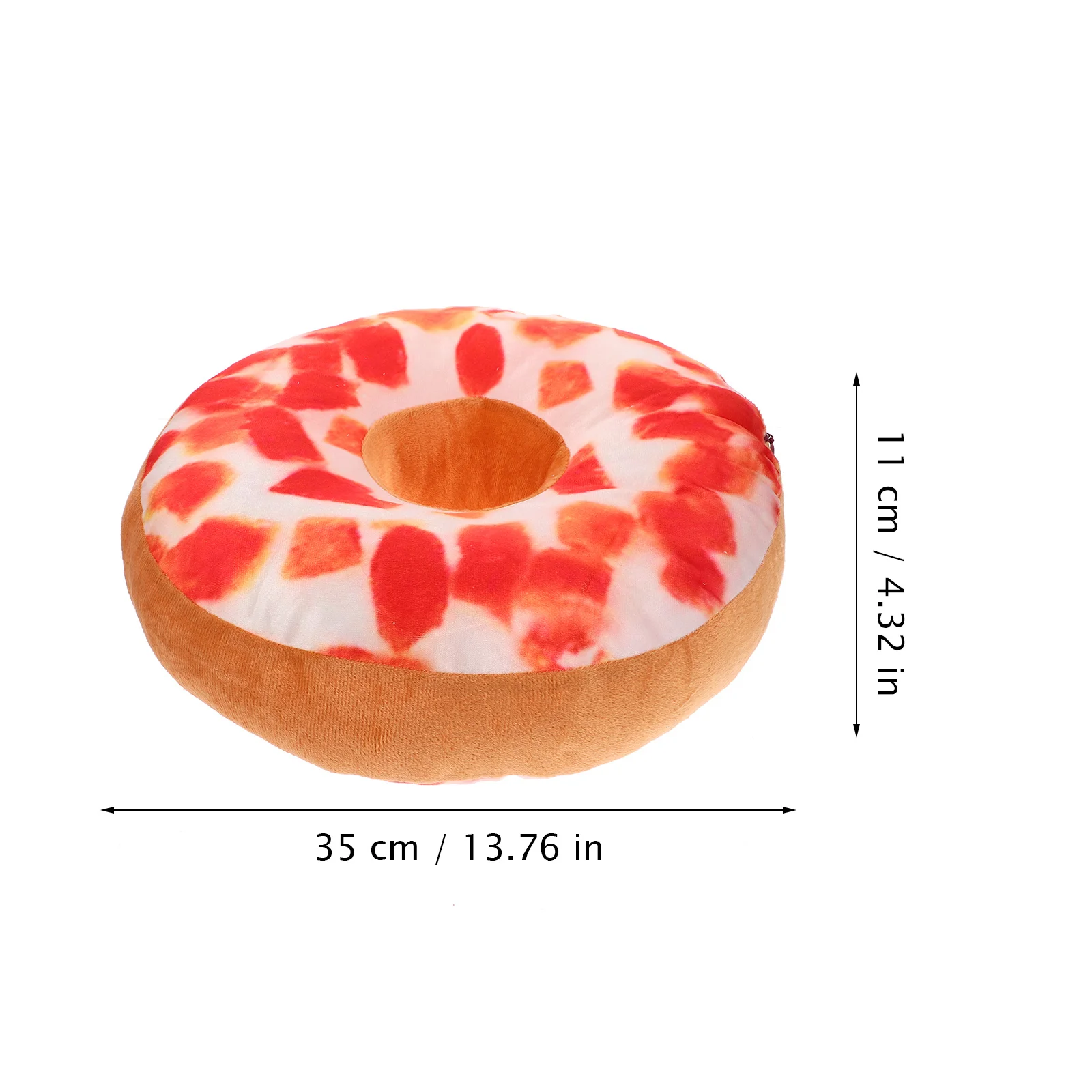 

Simulation Doughnut Throw Pillow Soft Round Cushion for Sofa Bed Office Decor Hugging Comfortable Home Decoration