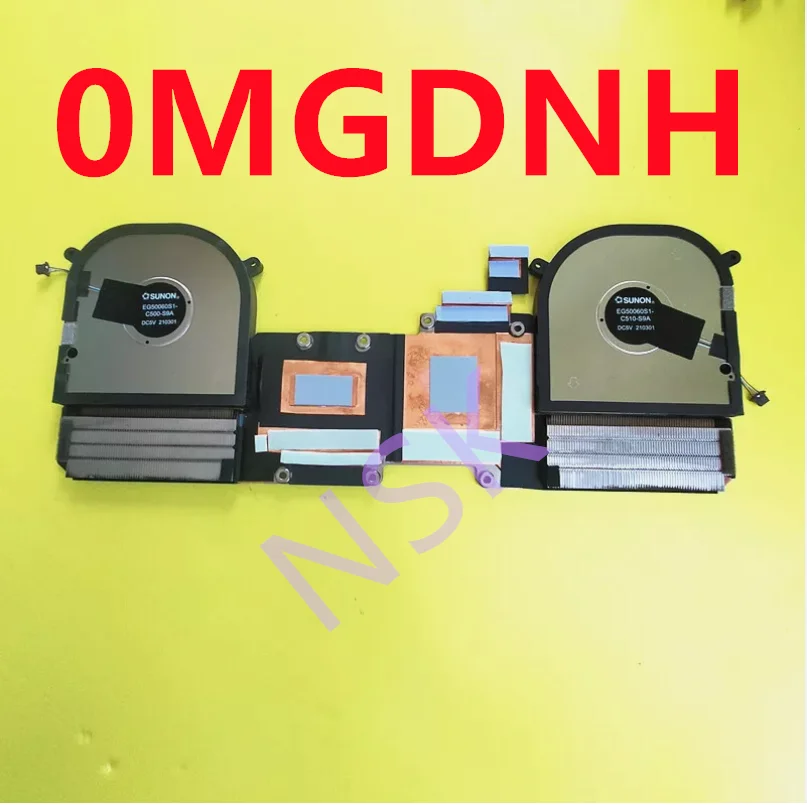 

Original 0MGDNH MGDNH FOR DELL XPS 17 9720 5770 CPU Graphics Cooling Heatsink Fan 100% test OK